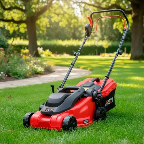 Corta Césped Boston Tools 1600w Con Recolector Lm220-536 Hyt Rojo - Imagen 2