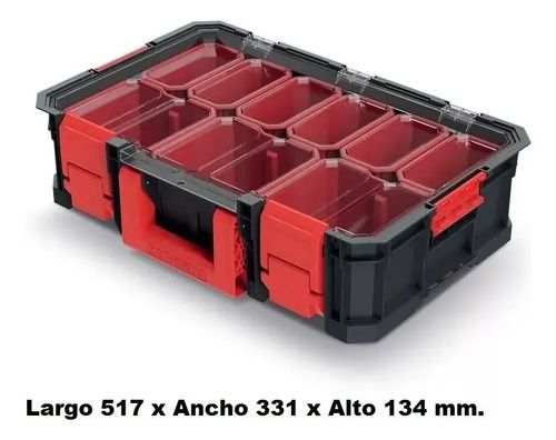 Caja De Herramientas Con Carro Kistenberg (alemania) 3piezas Rojo - Imagen 5