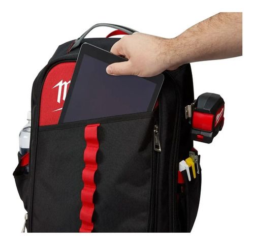 Mochila Portaherramientas Milwaukee Backpack 48-22-8202 Color Rojo/negro - Imagen 7