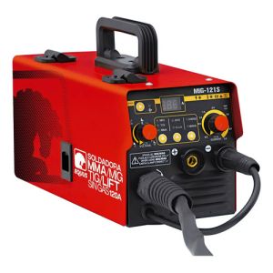 Soldadora Equus Flux Mig Con Y Sin Gas/mma/tig Lift 120 Amp Rojo