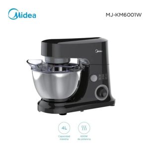 Batidora Planetaria Midea Mj-km6001w 600w 4 Litros 6 Vel Color Negro 50 Hz