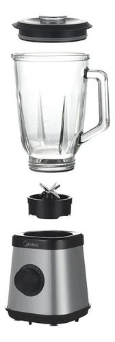 Licuadora Midea 1,5l Jarra De Vidrio Bl1010w Plateado - Imagen 4