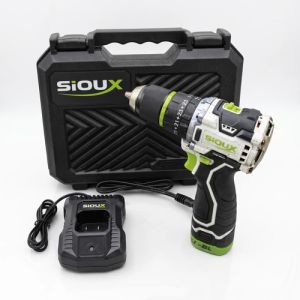 Taladro Atornillador Brushless Sioux 55nm 13mm Con Maletín Blanco 50hz