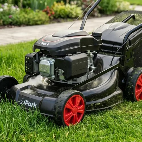 Cortadora Césped A Nafta 4,0hp Con Recol 390mm Ipark - Mara Negro - Imagen 9