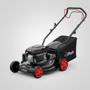 Cortadora Césped A Nafta 4,0hp Con Recol 390mm Ipark - Mara Negro