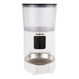 Dispensador De Alimento Para Mascotas Smart Enxuta Sdaenxdms242 Con Wifi Blanco