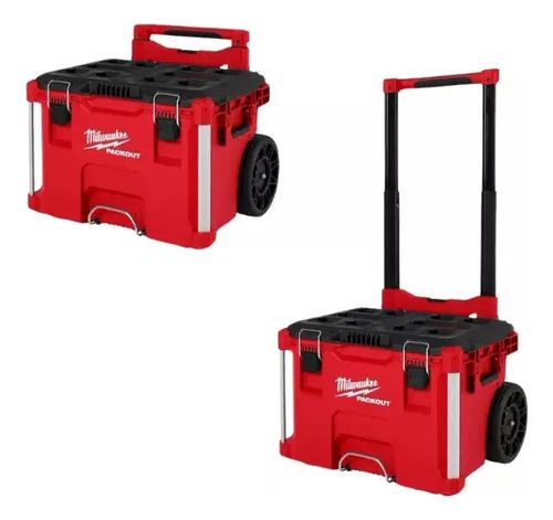 Caja De Herramientas Con Ruedas Milwaukee 48-22-8427 Color Rojo - Imagen 3