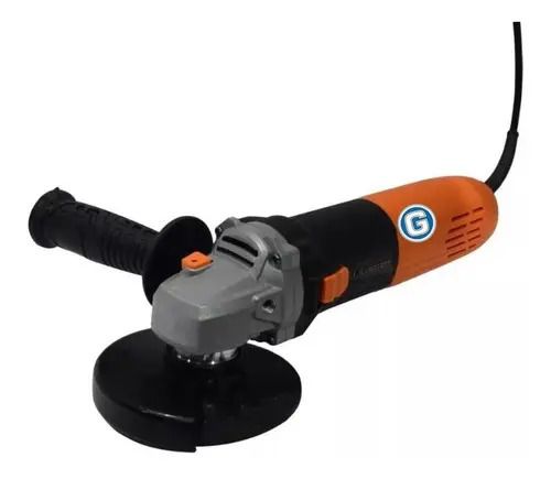 Amoladora Angular Lusqtoff 1400w Ø 125mm Antipolv Pared 6vel Naranja