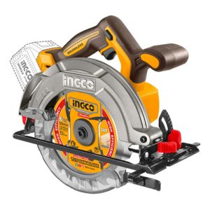 Sierra Circular A Batería Ingco 20v Motor Sin Carbones Csli1 Amarillo 50hz/60hz