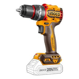 Taladro Atornillador C/percutor 66nm Ingco 20v Naranja 50