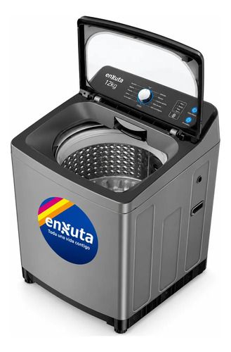 Lavarropas Carga Frontal Inverter Enxuta 7kg Gris Oscuro - Imagen 2