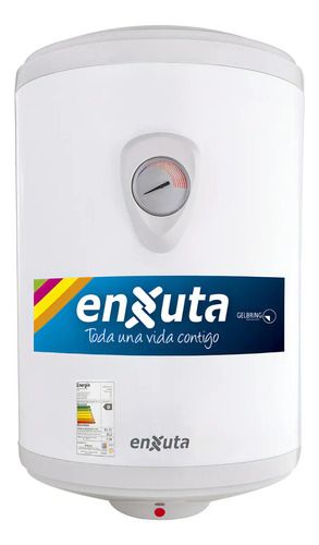 Calefon Eléctrico Enxuta 30l Blanco Con Válvula Seguridad 1500w