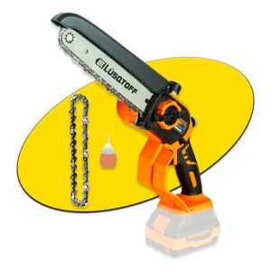 Electrosierra Inalambrica Motosierra Electrica Lusqtoff Naranja