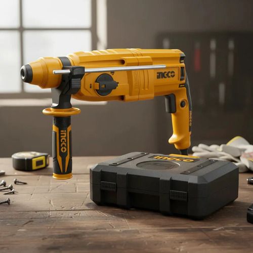 Rotomartillo 800w Ingco Rgh9028 2.5 Joule Amarillo 50 Hz/60 Hz - Imagen 3