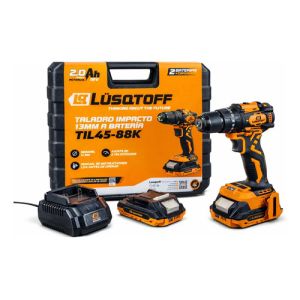 Taladro Atornillador Percutor Brushless Mandril Metalico Naranja 50