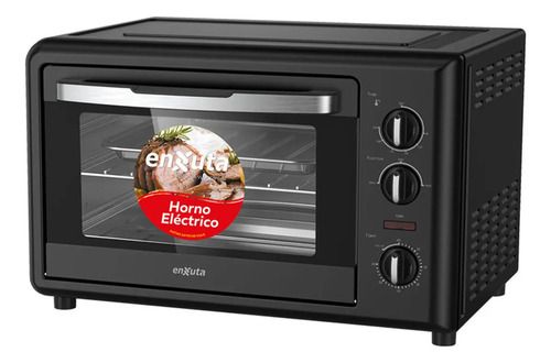 Horno Electrico Enxuta 32lts 1500w 3 Funciones Color Negro