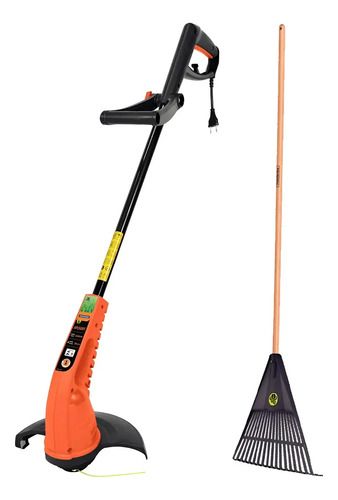 Bordeadora Electrica Tramontina 1500w +kit De Manguera Riego Naranja - Imagen 4
