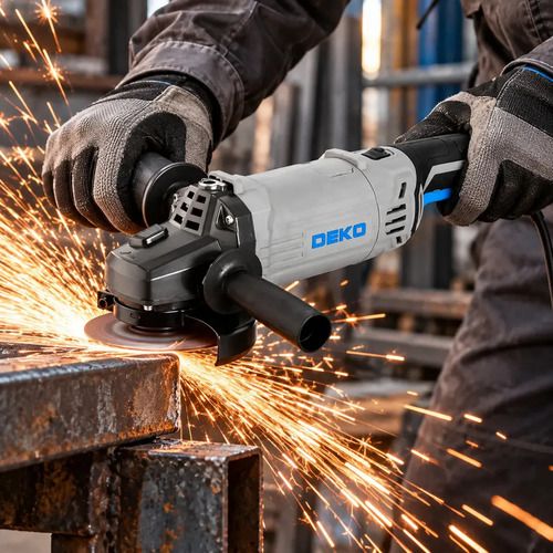 Amoladora Angular 7 180mm Deko Dkag180xp220 2200w Color Gris Claro - Imagen 5