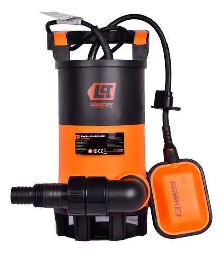 Bomba Sumergible Desagote 750 Watts Agua Sucia Limpia Pileta Naranja Oscuro - Imagen 2