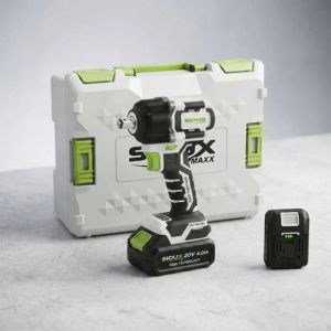 Llave De Impacto Recargable Ind 1/2  1000n/m Kit 2bat 20v-4a Blanco 60hz