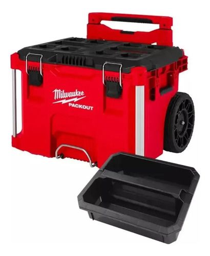 Caja De Herramientas Con Ruedas Milwaukee 48-22-8427 Color Rojo - Imagen 5