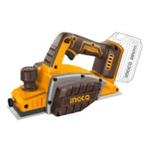 Cepillo Garlopa Carpintero 20v 14000rpm Ingco Crli20401 Naranja Claro