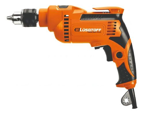 Taladro Con Percutor 600w 13mm Lusqtoff Color Naranja Frecuencia 50 Naranja Claro