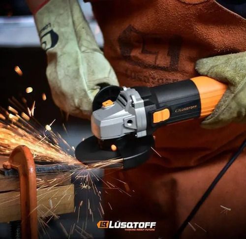 Amoladora Angular Lusqtoff 1400w Ø 125mm Antipolv Pared 6vel Naranja - Imagen 6