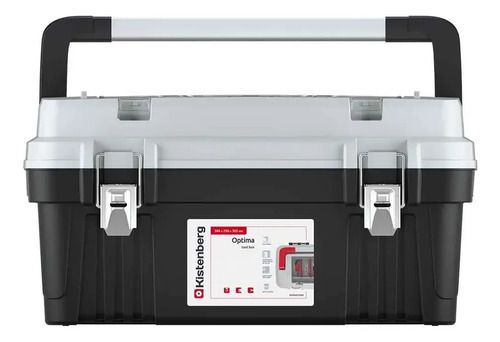 Caja De Herramientas Kistenberg Asa De Aluminio Kopa6030sm-4c De Plástico Negro - Imagen 3