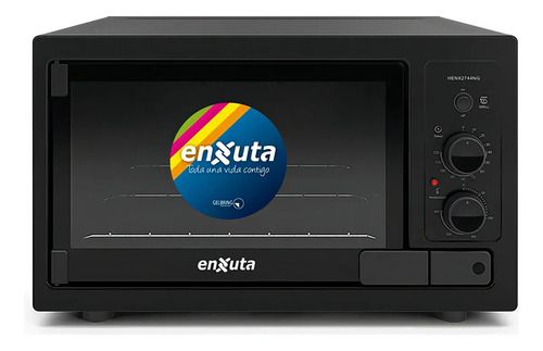 Horno Eléctrico Con Grill 44 Litros Enxuta Henx2744 1800w Color Ng - Negro