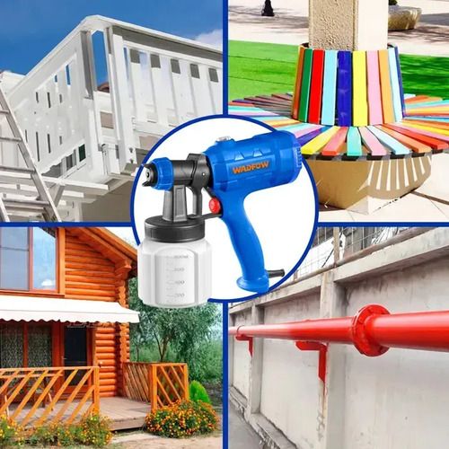 Pistola De Pintar Wadfow Electrica 450w Azul - Imagen 2