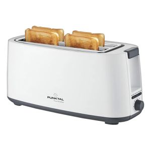 Tostadora Punktal 4 Panes 1400w 7 Niveles Blanco Paredes Frías Pk-t804
