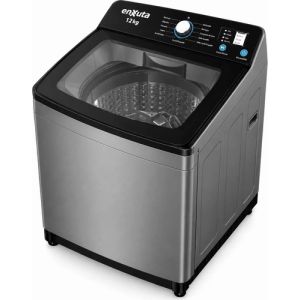 Lavarropas Carga Frontal Inverter Enxuta 7kg Gris Oscuro