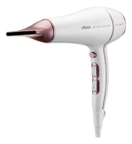 Secador De Pelo Ufesa 2200w Air Glow - Queofertauy Blanco