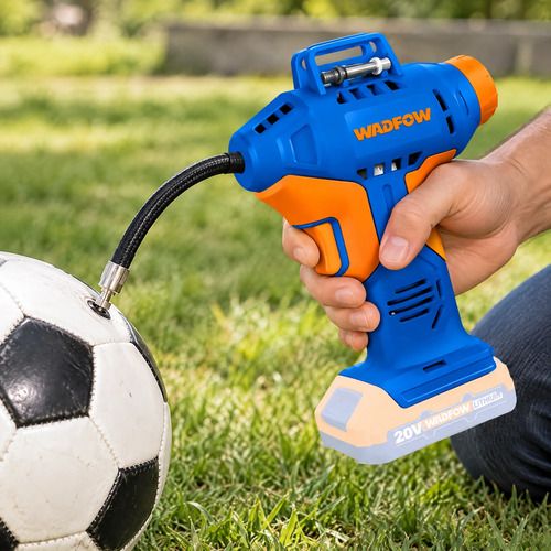 Inflador Compresor 20v P20s 150psi 10.5 Bar Wadfow Wln2520 Azul 50-60 Monofásica - Imagen 4