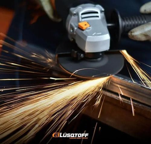 Amoladora Angular Lusqtoff 1400w Ø 125mm Antipolv Pared 6vel Naranja - Imagen 5