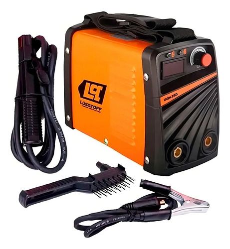 Soldadora Inverter Mma Inversor 180a Anti Stick Lusqtoff Color Naranja Frecuencia 50 Hz/60 Hz Naranja/negro - Imagen 3