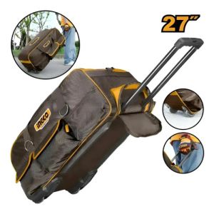 Bolsa De Herramienta Con Ruedas Ingco Hrrtb2715 De 27  Marrón
