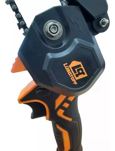 Mini Motosierra A Bateria Lusqtoff Black Series Cargador 2 Bat Color Naranja - Imagen 7