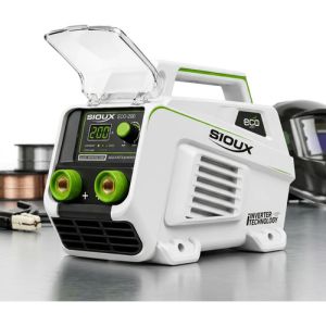 Soldadora Inverter 200 Amp. Electrodo 4.0mm Peso 4.5kg Sioux Blanco