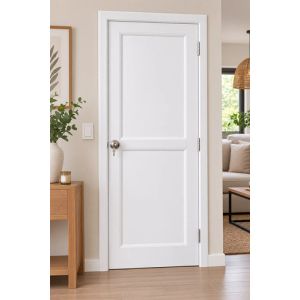 Puerta De Pvc Con Pomo 0,75 M X 2 M Blanco