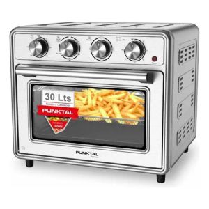 Horno Freidora 30lts Punktal Convec/spiedo Pk-064 Plateado